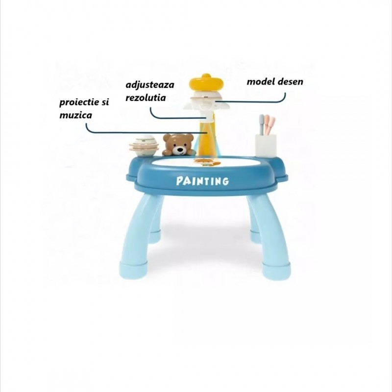 Masuta pentru desen cu proiector si accesorii