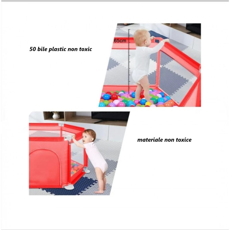 Tarc copii pentru joaca ,50 bile plastic