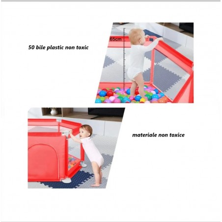 Tarc copii pentru joaca ,50 bile plastic