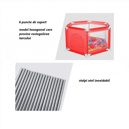 Tarc copii pentru joaca ,50 bile plastic