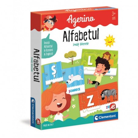 Agerino - Joc educativ Alfabetul Invat Literele