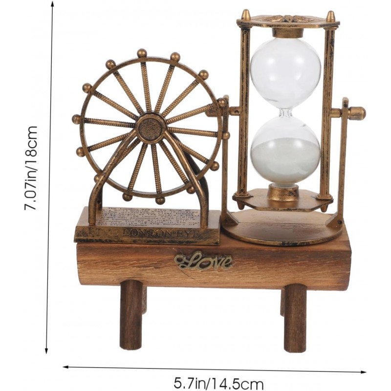 Decoratiune roata FERRIS si Clepsidra cu nisip