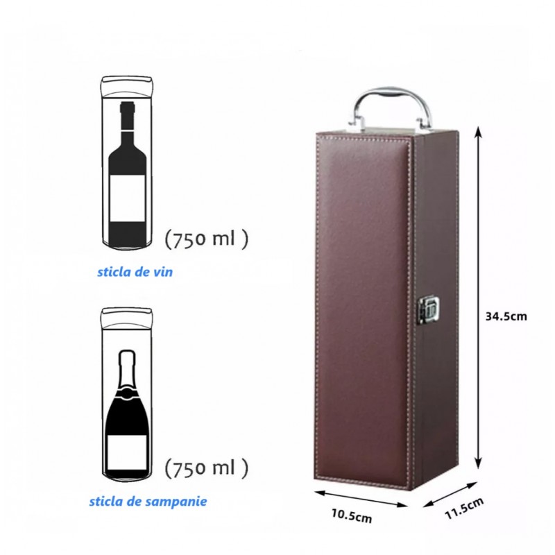 Cutie de vin si accesorii