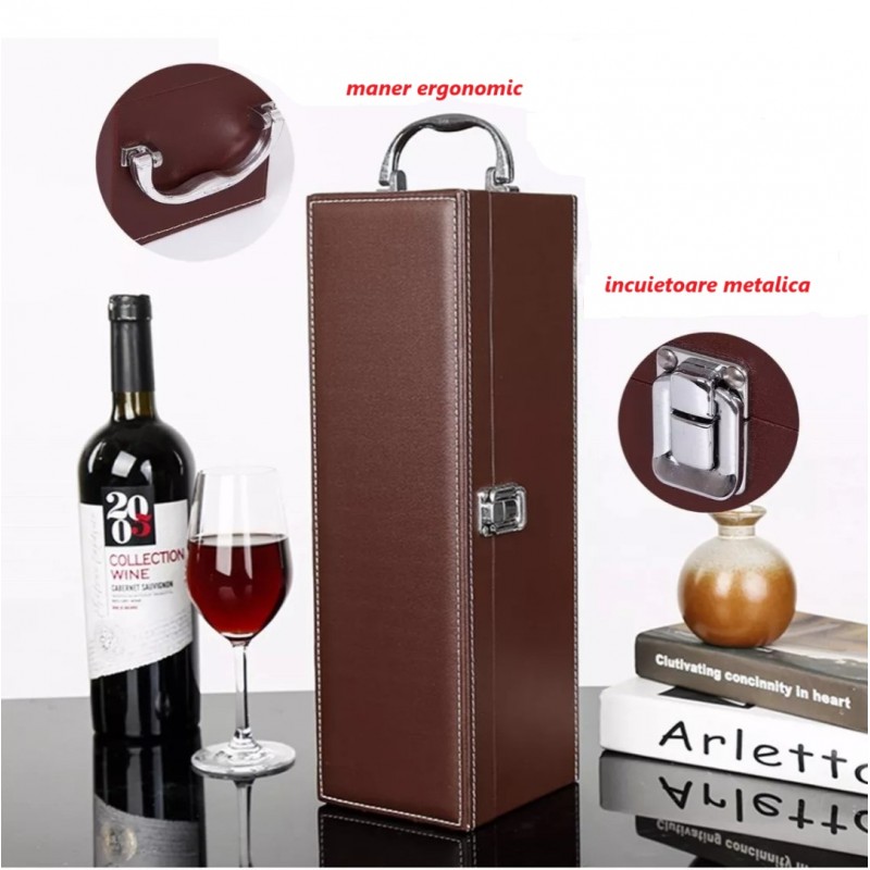 Cutie de vin si accesorii