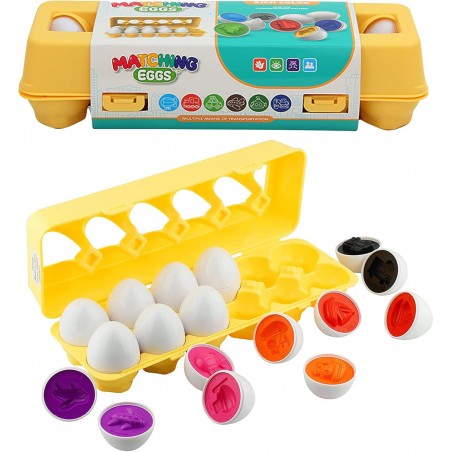 Joc educativ,Potriveste Formele,12 Forme tip Ou