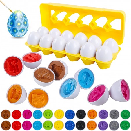 Joc educativ,Potriveste Formele,12 Forme tip Ou