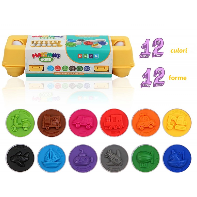 Joc educativ,Potriveste Formele,12 Forme tip Ou