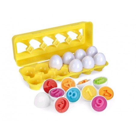 Joc educativ,Potriveste Cifre,12 Forme tip Ou