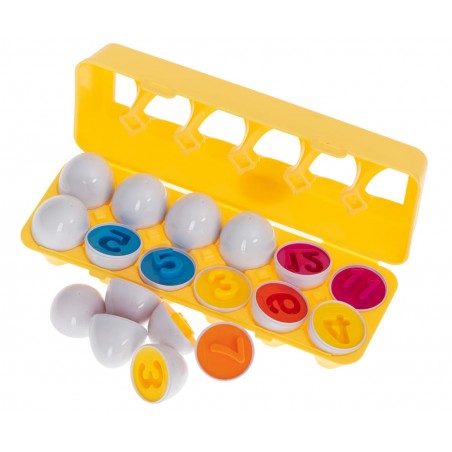 Joc educativ,Potriveste Cifre,12 Forme tip Ou