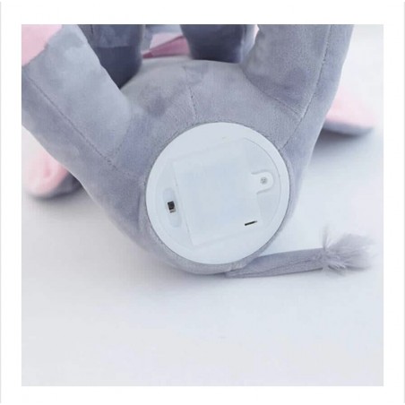 Jucarie Plus Elefantul Cucu Bau,Gri/Albastru