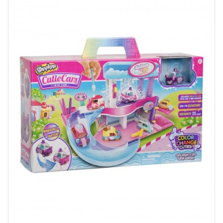 Set de Joaca Shopkins-Cutie Cars,Spalatorie pentru masinute