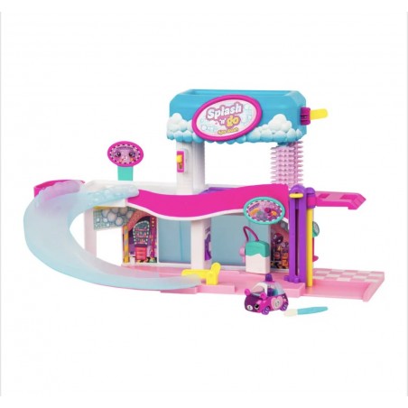 Set de Joaca Shopkins-Cutie Cars,Spalatorie pentru masinute