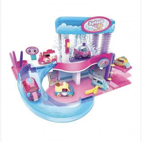 Set de Joaca Shopkins-Cutie Cars,Spalatorie pentru masinute