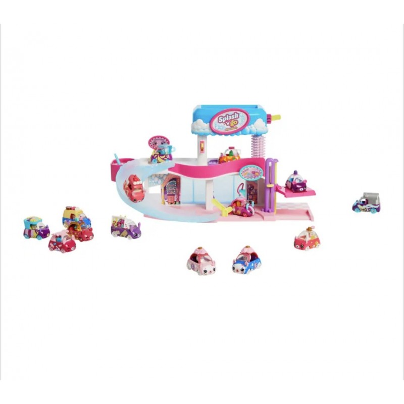 Set de Joaca Shopkins-Cutie Cars,Spalatorie pentru masinute