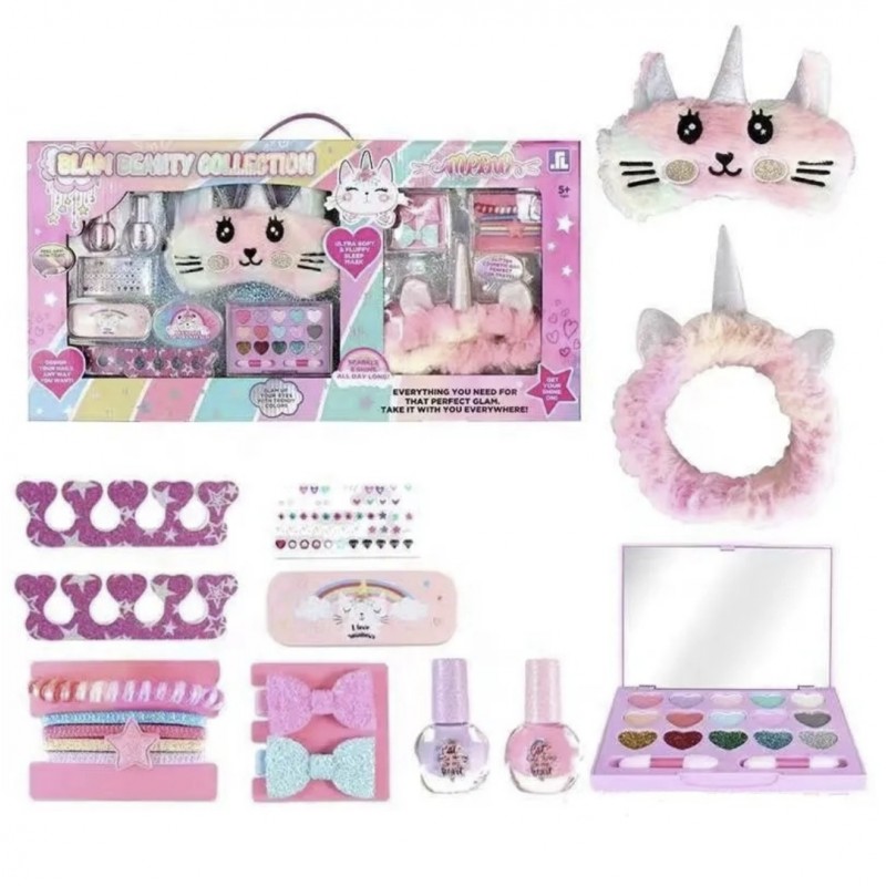 Set machiaj si accesorii Pretty Animals,Pisicuta