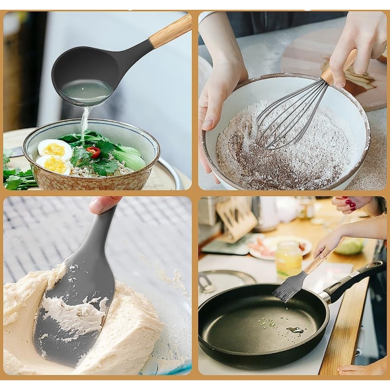 Set Ustensile de Gatit din Silicon