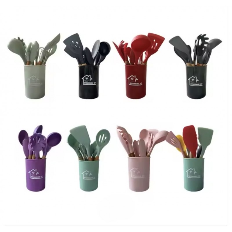 Set Ustensile de Gatit din Silicon