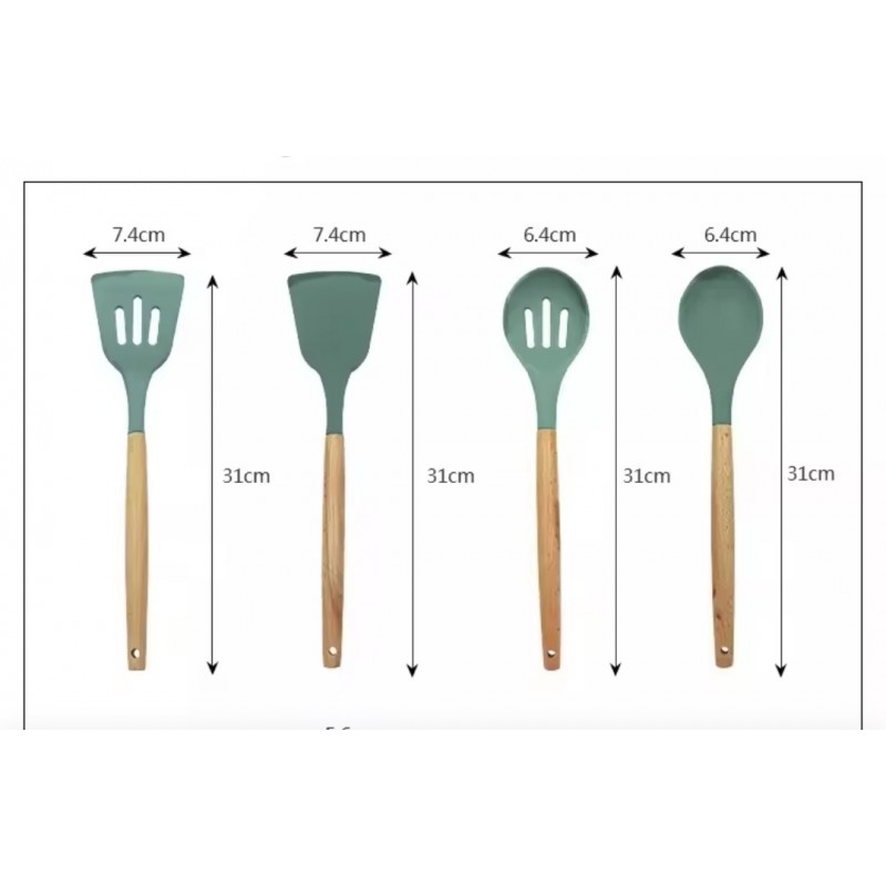 Set Ustensile de Gatit din Silicon