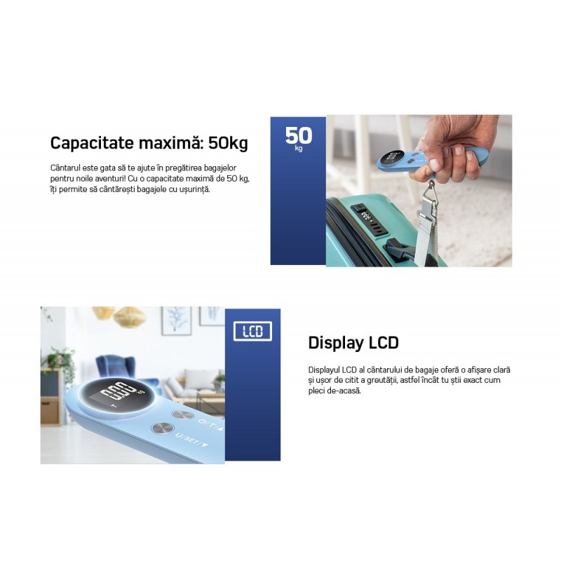 Cantar de bagaje ,50 kg