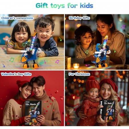 Mr. Rock Muzical,Jucărie pentru copii, cânta și danseaza