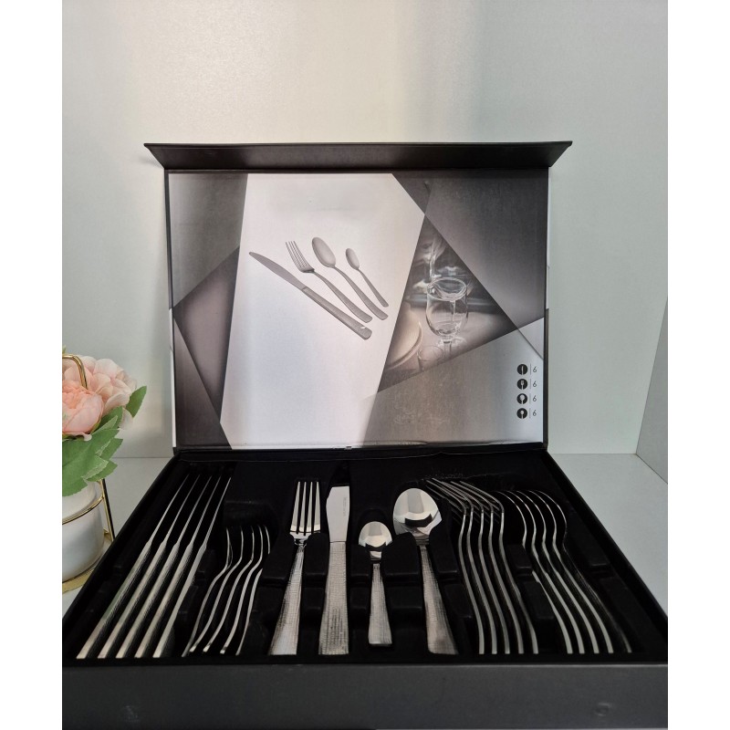 Set Tacamuri Inox 24 Piese