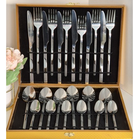 Set Tacamuri Inox 24 Piese