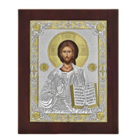 ICOANA ARGINT IISUS HRISTOS