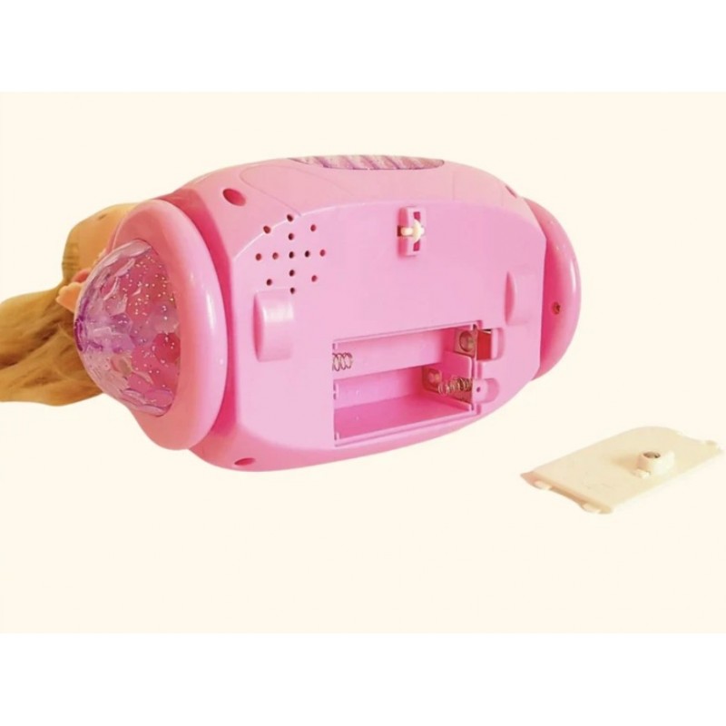 Papusa pe Hoverboard cu lumini si sunete