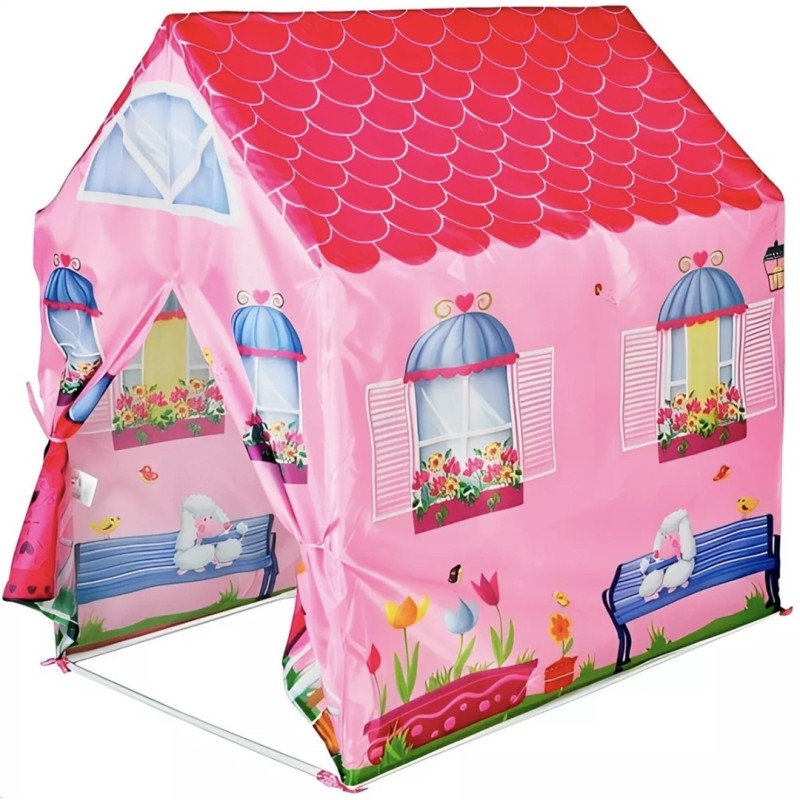 Cort de joaca in forma de casuta