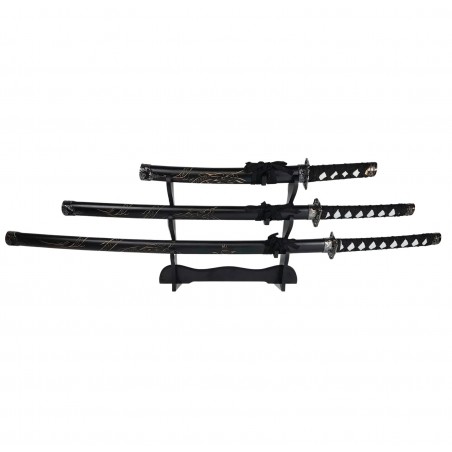Set sabii katane decorative Negru