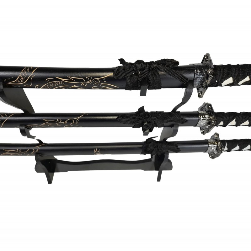 Set sabii katane decorative Negru