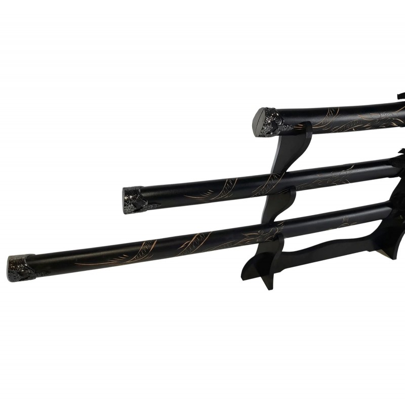 Set sabii katane decorative Negru