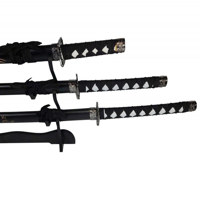 Set sabii katane decorative Negru