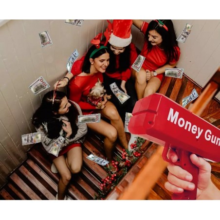 Pistol de aruncat bani,bancnote false pentru petreceri,Money Gun