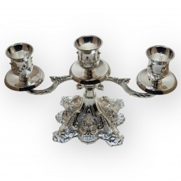 Sfesnic argintat cu trei brate 2