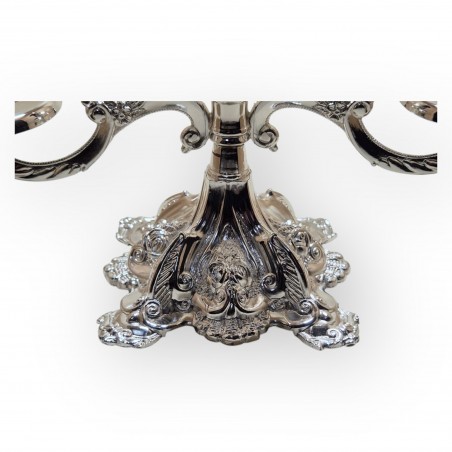 Sfesnic argintat cu trei brate