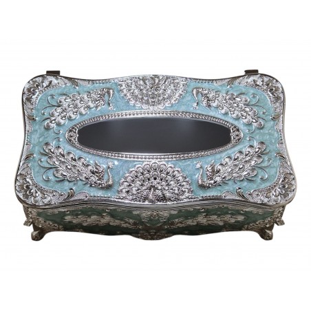 Cutie argintata pentru servetele