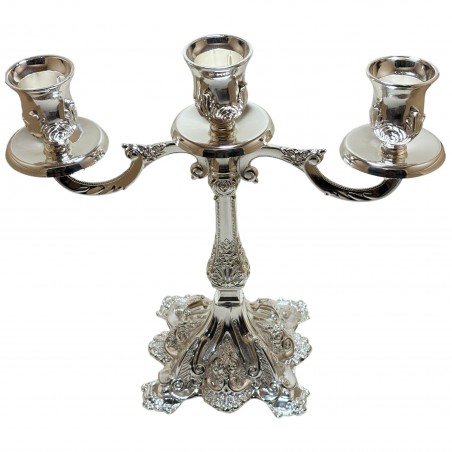 Sfesnic cu 3 brate argintat