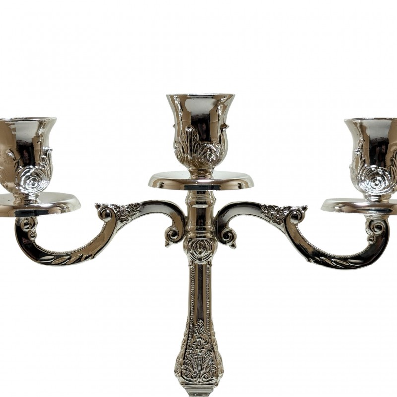 Sfesnic cu 3 brate argintat