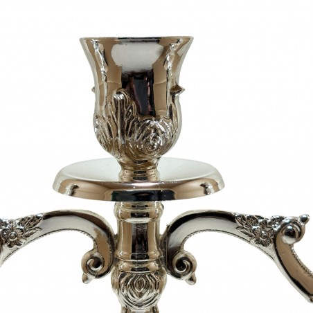 Sfesnic cu 3 brate argintat