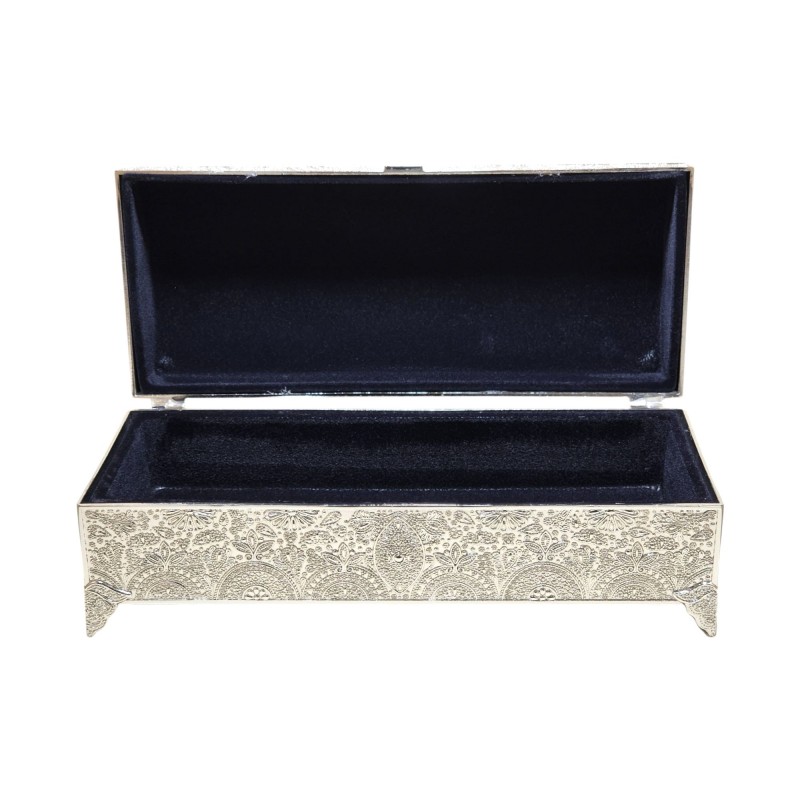 Cutie argintata pentru bijuterii