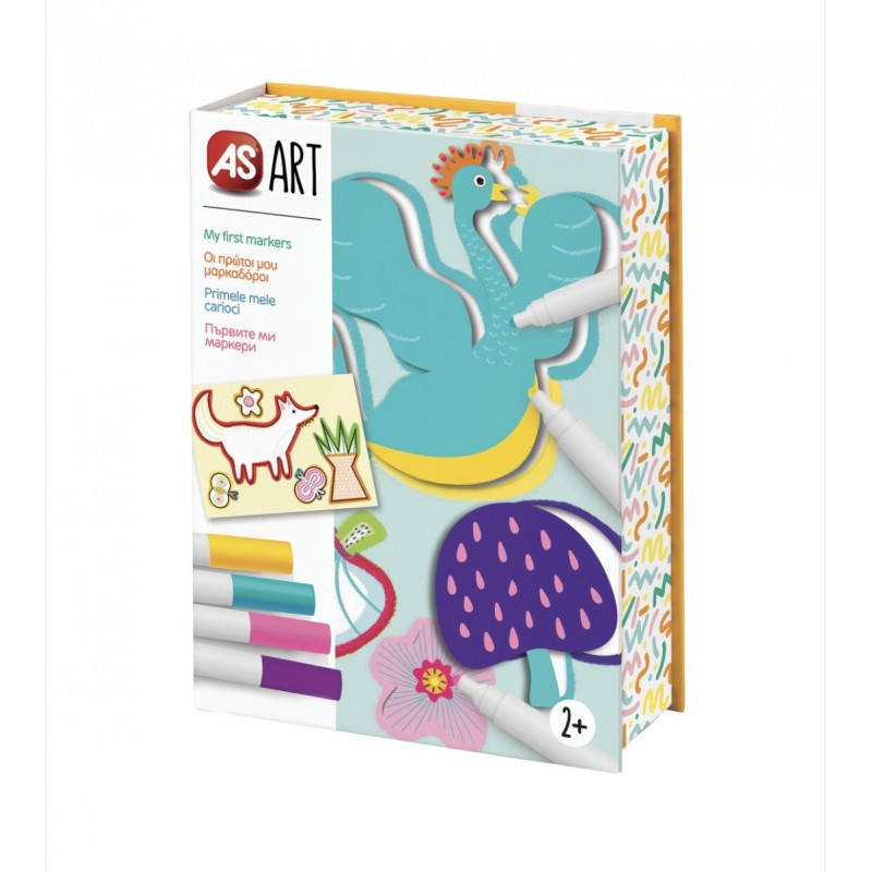 Set pentru desenat AS ART Primele mele carioci