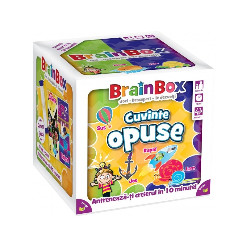 Joc educativ: BrainBox. Cuvinte opuse