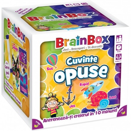 Joc educativ: BrainBox. Cuvinte opuse