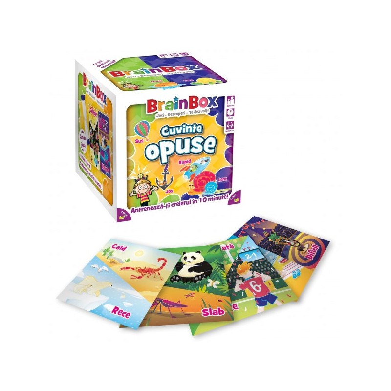 Joc educativ: BrainBox. Cuvinte opuse