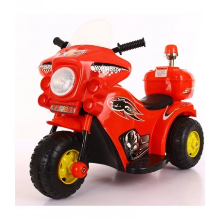 Motocicleta electrica de politie pentru copii, Lumini LED si Sunete