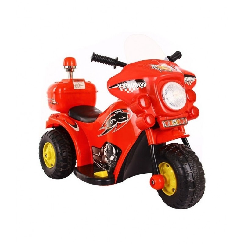 Motocicleta electrica de politie pentru copii, Lumini LED si Sunete