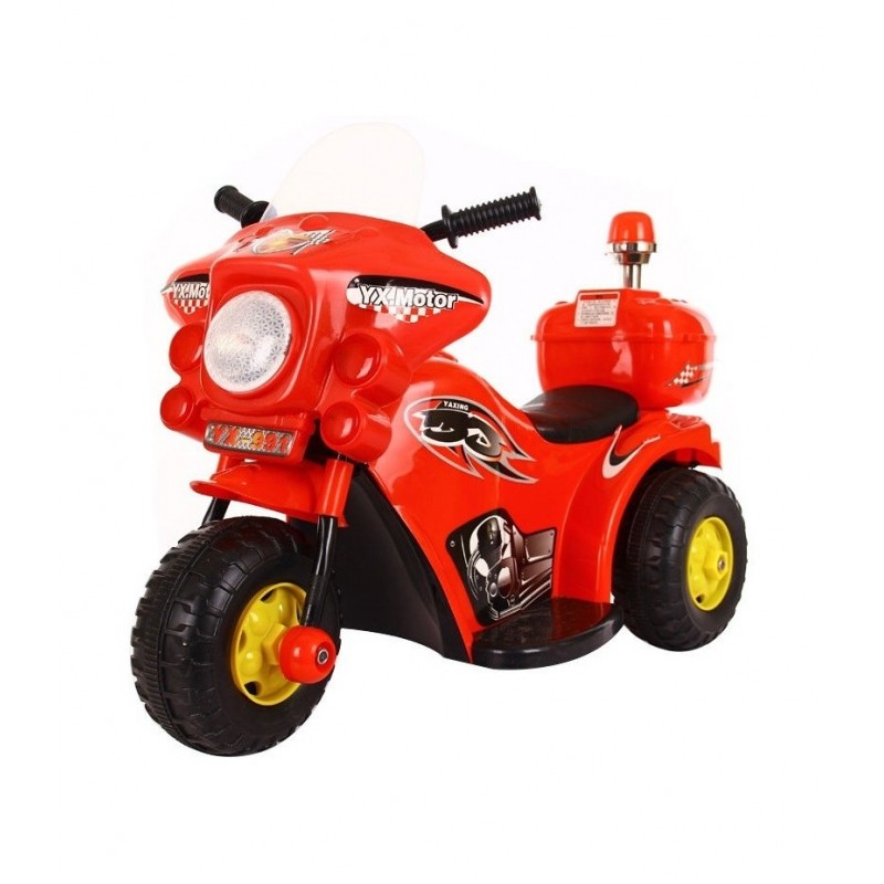 Motocicleta electrica de politie pentru copii, Lumini LED si Sunete