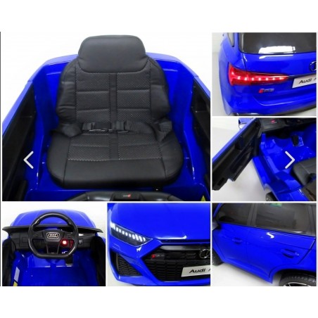 MASINA ELECTRICA COPII AUDI RS6 12V ALBASTRA