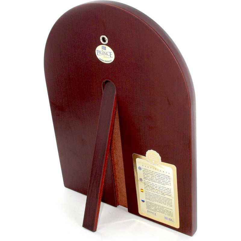 Suport icoană argint Sf. Nicolae 10x14 cm